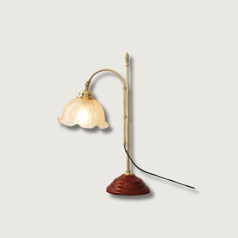 Vintage Style Lamp with Distressed Finish and Warm Light - Fesara