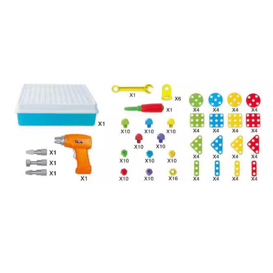 Kids Construction Toy Toolbox with Screwdriver Set - Fesara