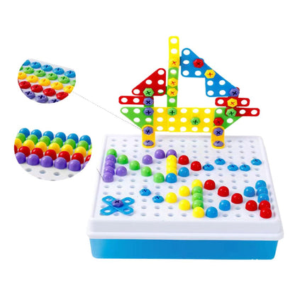 Kids Construction Toy Toolbox with Screwdriver Set