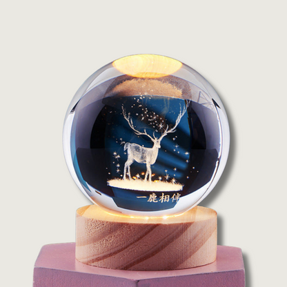 Colorful 3D LED Night Light with Cosmic Effect - Fesara