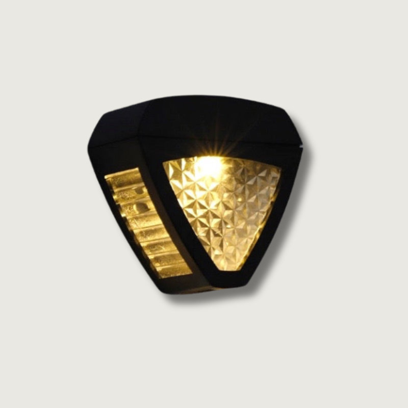Outdoor Solar Wall Light with Traditional Style - Fesara