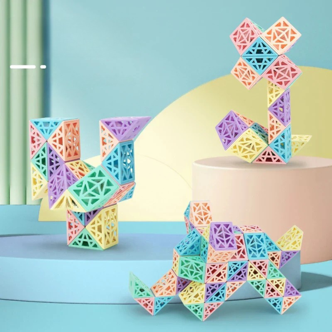 Fun Geometric Brain Teaser Puzzle Set