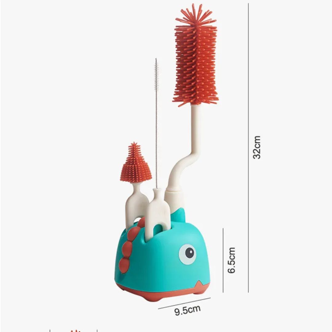 Baby Bottle Cleaning Brush Set with Storage Case