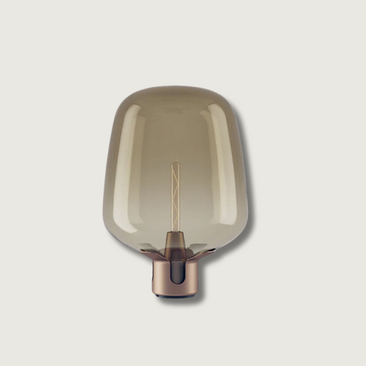 Chic Glass - Modern Table Lamp with Soft LED Light - Fesara
