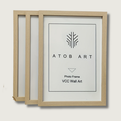 Rustic Wood Picture Frame Set - Fesara