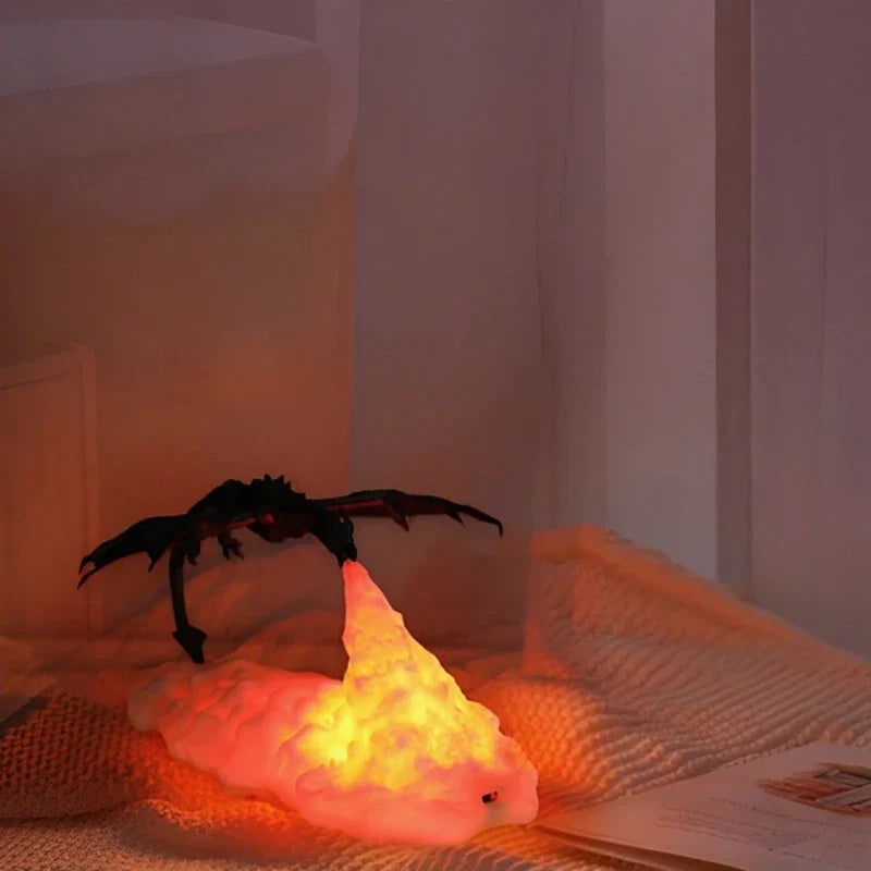 Colorful Dragon Table Lamp