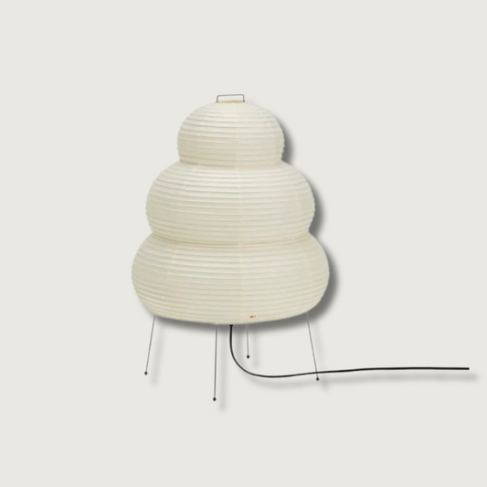 Warm Ambient Japanese Style Paper Lamp - Fesara