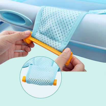 Portable Infant Tub with Non-Slip Seat and Secure Harness