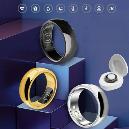 Fitness Tracker Smart Health Monitor Ring - Fesara