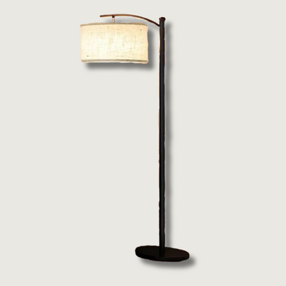 Adjustable Contemporary Floor Light with Bendable Shade - Fesara