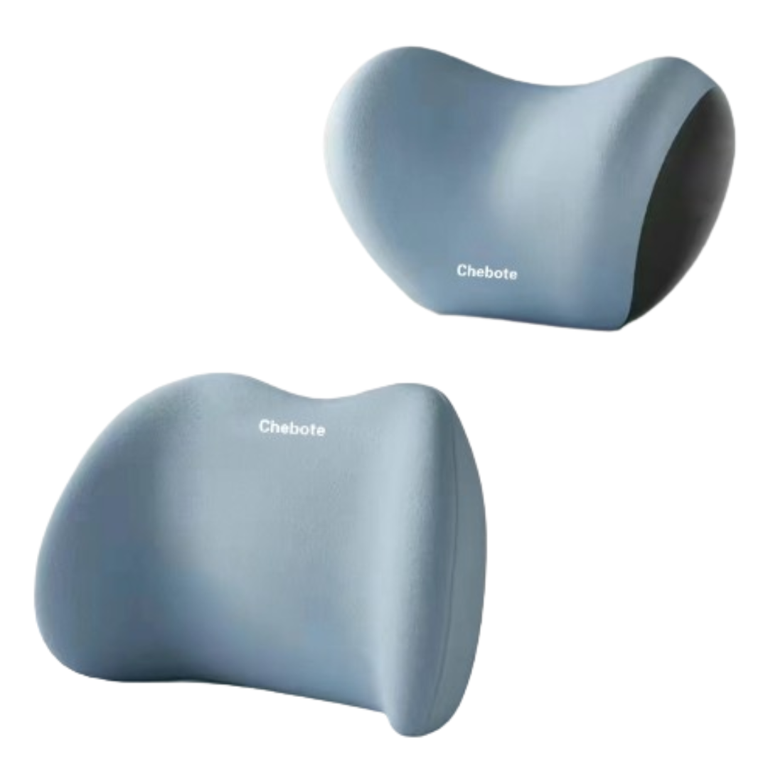 Ergonomic Car Seat Cushion Set - Neck & Back Support - Fesara