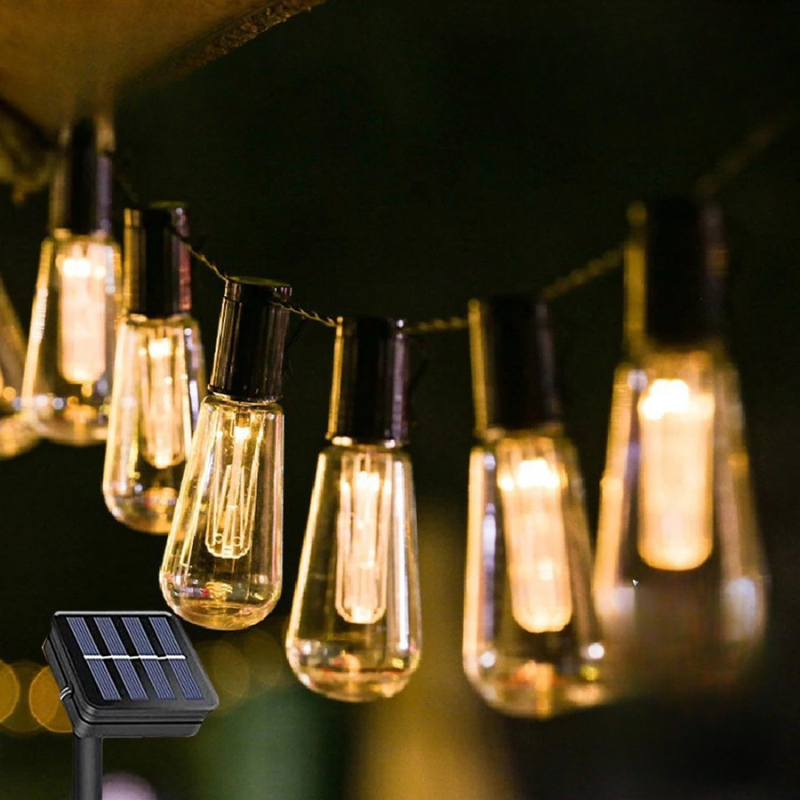 Outdoor Fairy Lights - Weatherproof Vintage Style Bulbs - Fesara
