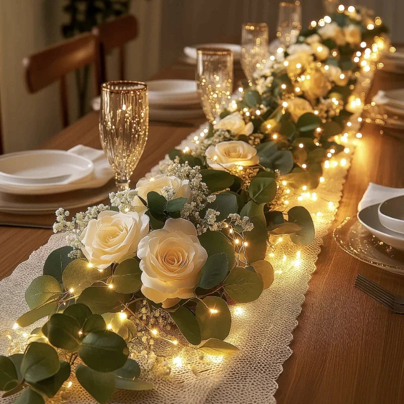 Floral String Hanging Lamp