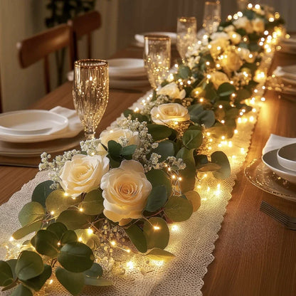 Floral String Hanging Lamp