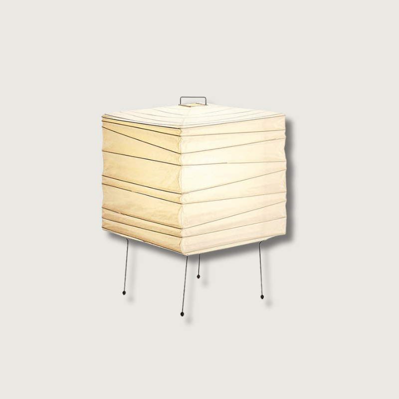 Warm Tone Paper Table Lamp - Fesara