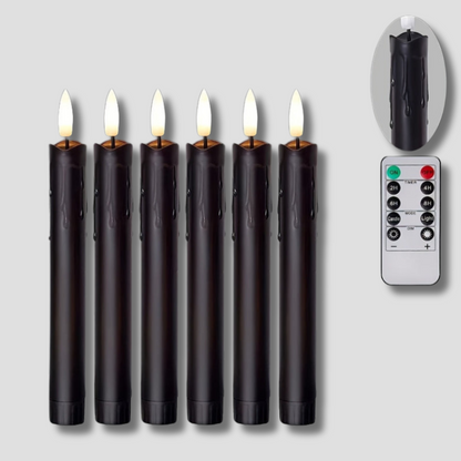 SoftAmbiance LED Candle Set with Remote for Home - Fesara