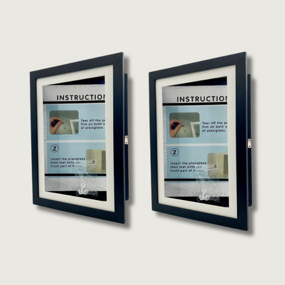 Easy Hang Magnetic Photo Frames Set of 2 - Fesara