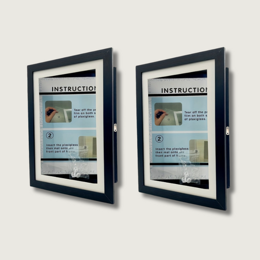 Easy Hang Magnetic Photo Frames Set of 2 - Fesara
