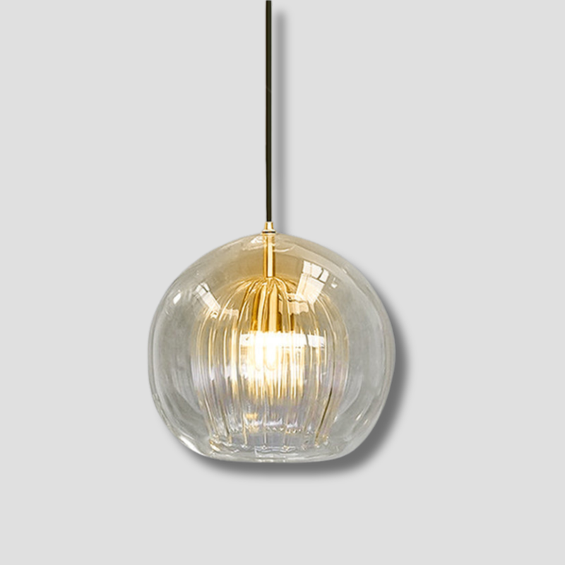 Warm Glow Amber Pendant Lighting - Fesara