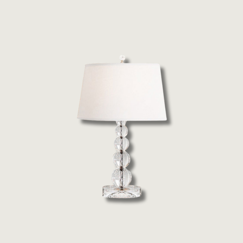 Luxurious Glass Globe Table Lamp - Fesara