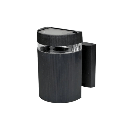 Slim LED Outdoor Wall Light - Black Waterproof Energy Saver - Fesara