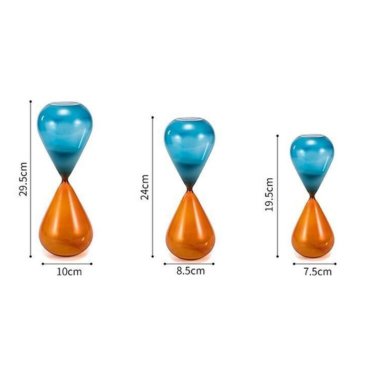 Classic Glass Hourglass Sand Timer 5-60 Minutes