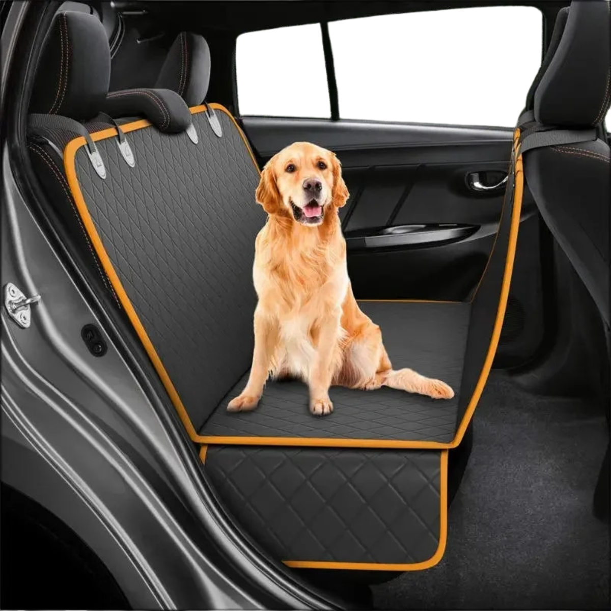 Durable Pet Car Seat Cover with Padded Protection