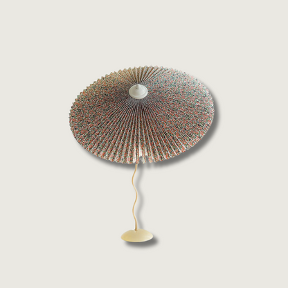 Stylish Table Lamp with Soft Folded Shade - Fesara
