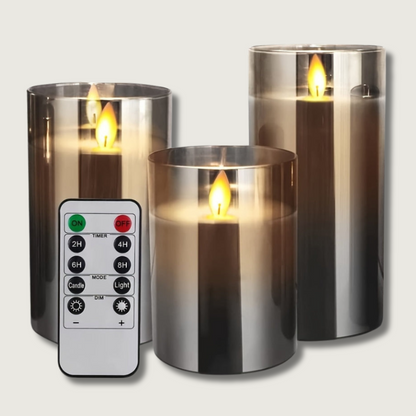 Warm LED Flameless Candles for Home Lighting - Fesara