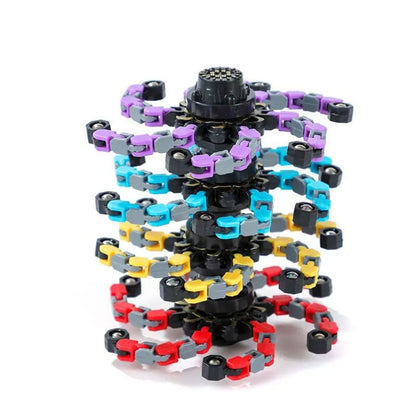 Fun LED Spinning Robot Toy for Children