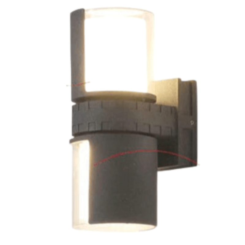 Variant image for Adjustable Waterproof Outdoor Wall Lamp – Stylish Black Wall Sconce Lighting for Garden and Terrace-4