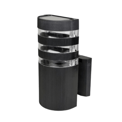 NovaBeam Modern Slim Black Outdoor Wall Lamp - Energy Efficient & Weather Resistant-5