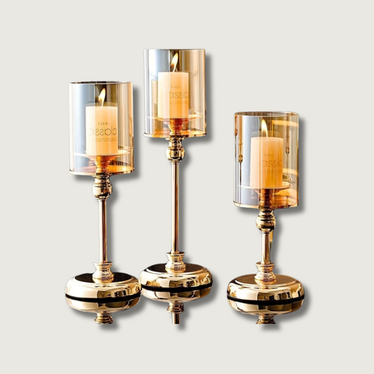 Elegant Wedding Candle Holder Set - Fesara