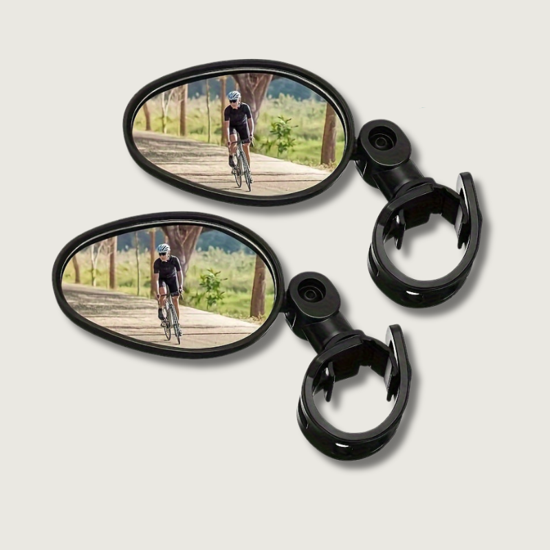 Wide Angle Bike Mirrors for Safe Riding - Fesara
