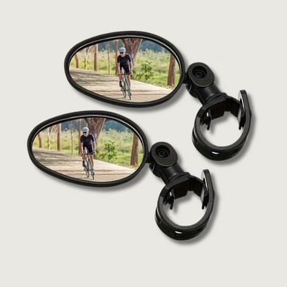 Wide Angle Bike Mirrors for Safe Riding - Fesara
