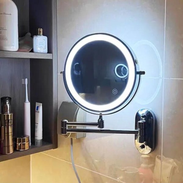 Bright Adjustable LED Vanity Mirror - Fesara