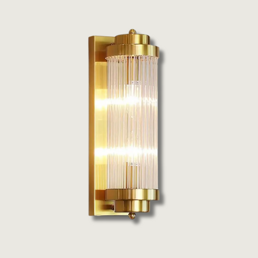 Sleek Glass LED Wall Lamp - Fesara