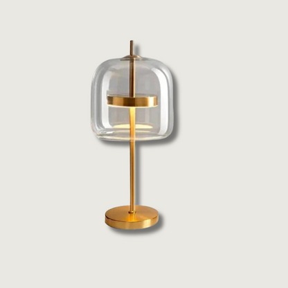 Sleek Gray Table Lamp - Fesara