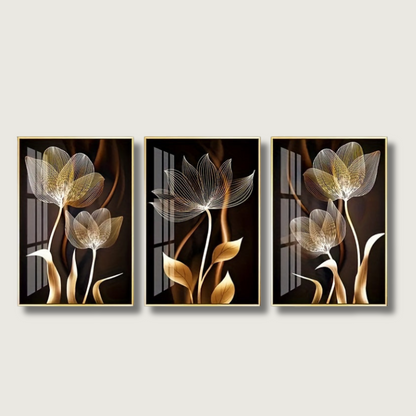 Beautiful Floral Canvas Wall Art Decoration - Fesara