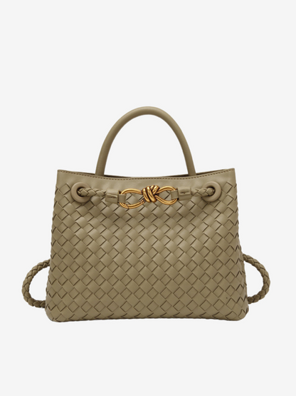 Classic Woven Tote Handbag for Women