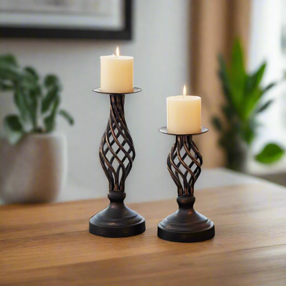 Luxury Metal Candle Holder for Warm Ambient Light