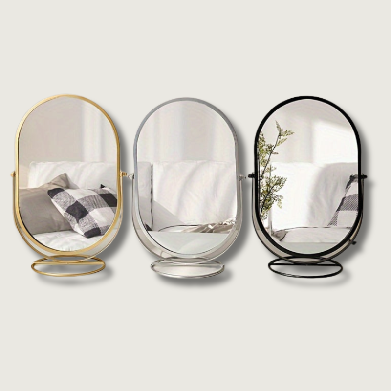 Compact 360 Degree Rotating Makeup Mirror - Fesara
