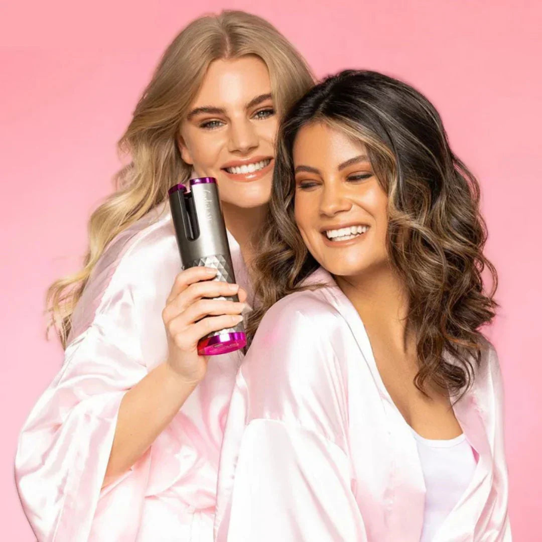 Portable Easy Curl Hair Styler Cordless Curling Iron