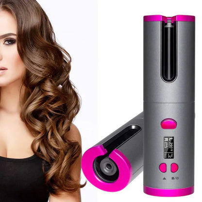 Portable Easy Curl Hair Styler Cordless Curling Iron
