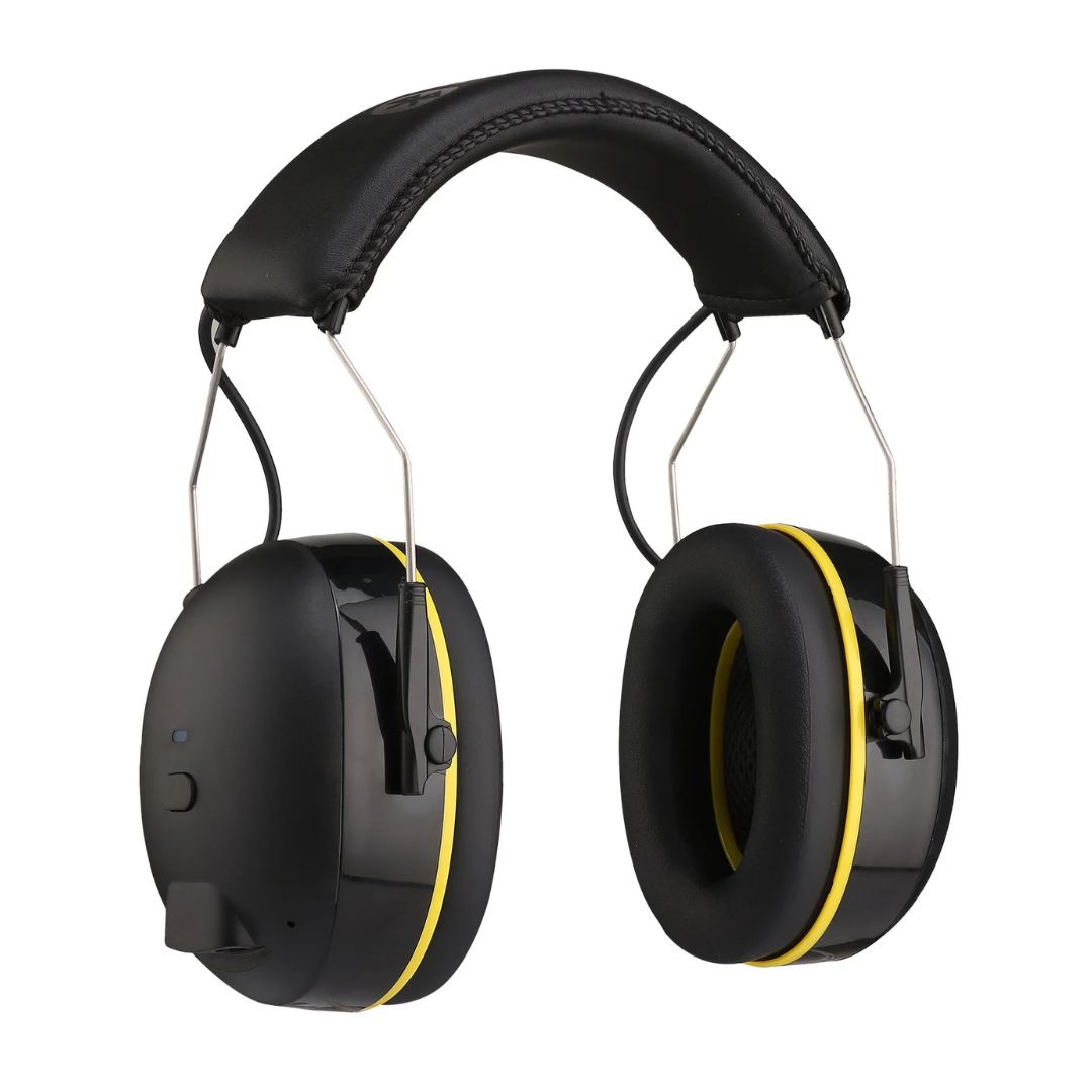 Wireless Safety Ear Muffs with Noise Cancelling Headphones - Fesara