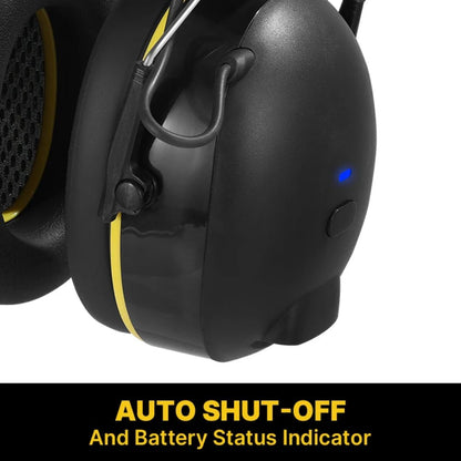 Wireless Safety Ear Muffs with Noise Cancelling Headphones