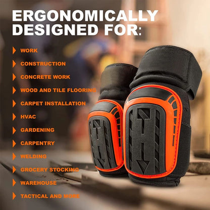 Durable Ergonomic Work Knee Pads