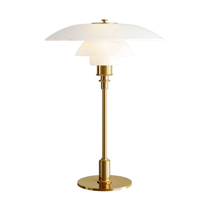 Sleek Nordic Glass Desk Lamp – Modern LED Table Light - Fesara