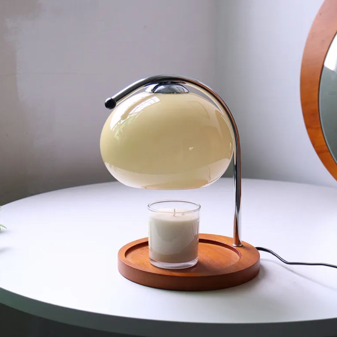 Vintage Style Glass Desk Lamp