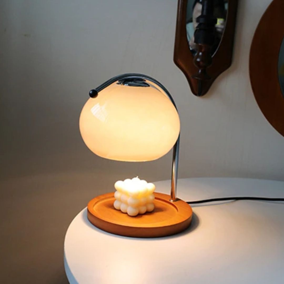 Vintage Style Glass Desk Lamp